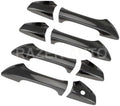 Black Chrome Door Handle Cover Pack of 2 E715