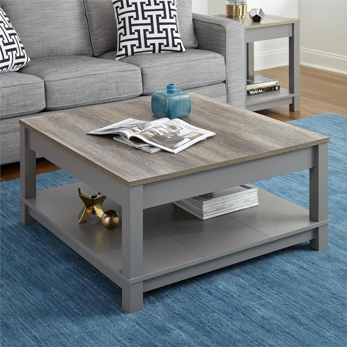 Gray TV Stand P833
