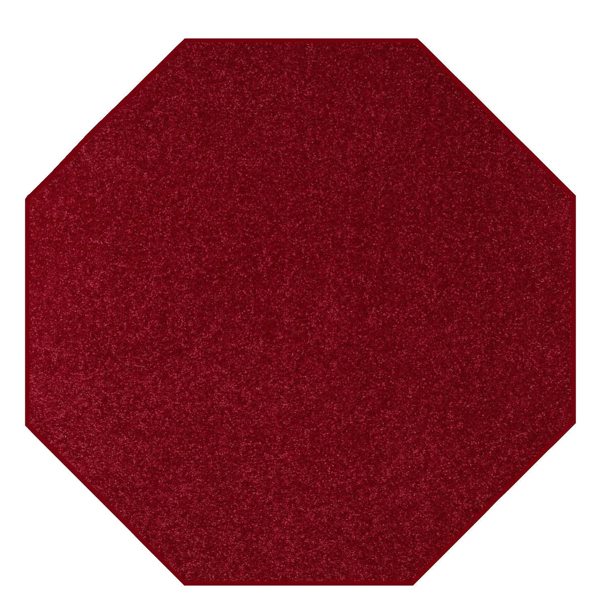 Burgundy Octagon Area Rug R351570