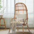 Oversized Wicker Egg Chair with Steel Frame G694990