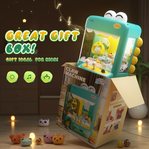 Claw Machine with Lights & Music, Includes 45 Toys E161