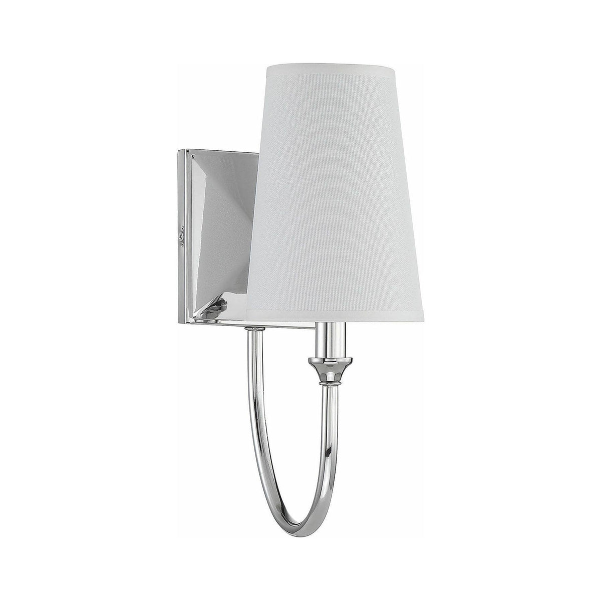 Polished Nickel 1 Light Sconce S30801