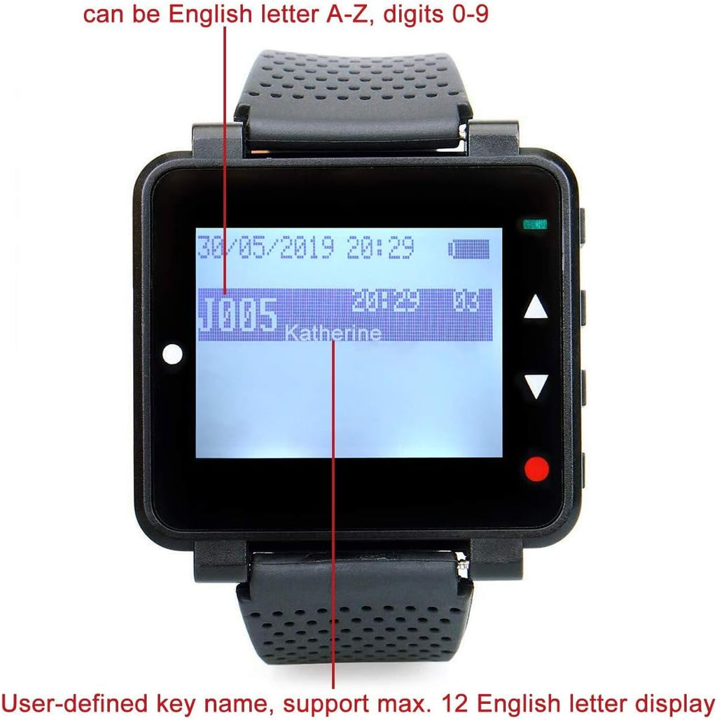 Wireless Caregiver Pager with 2 SOS Call Buttons L4040