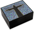 Azure Wood Jewelry Box N3374
