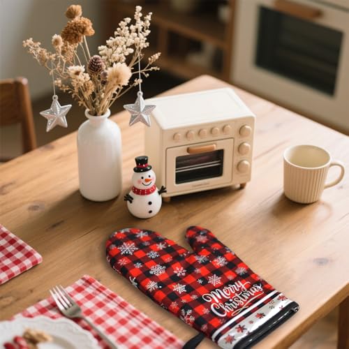 Christmas Oven Mitts and Pot Holders Sets of 2 Heat Resistant T5830