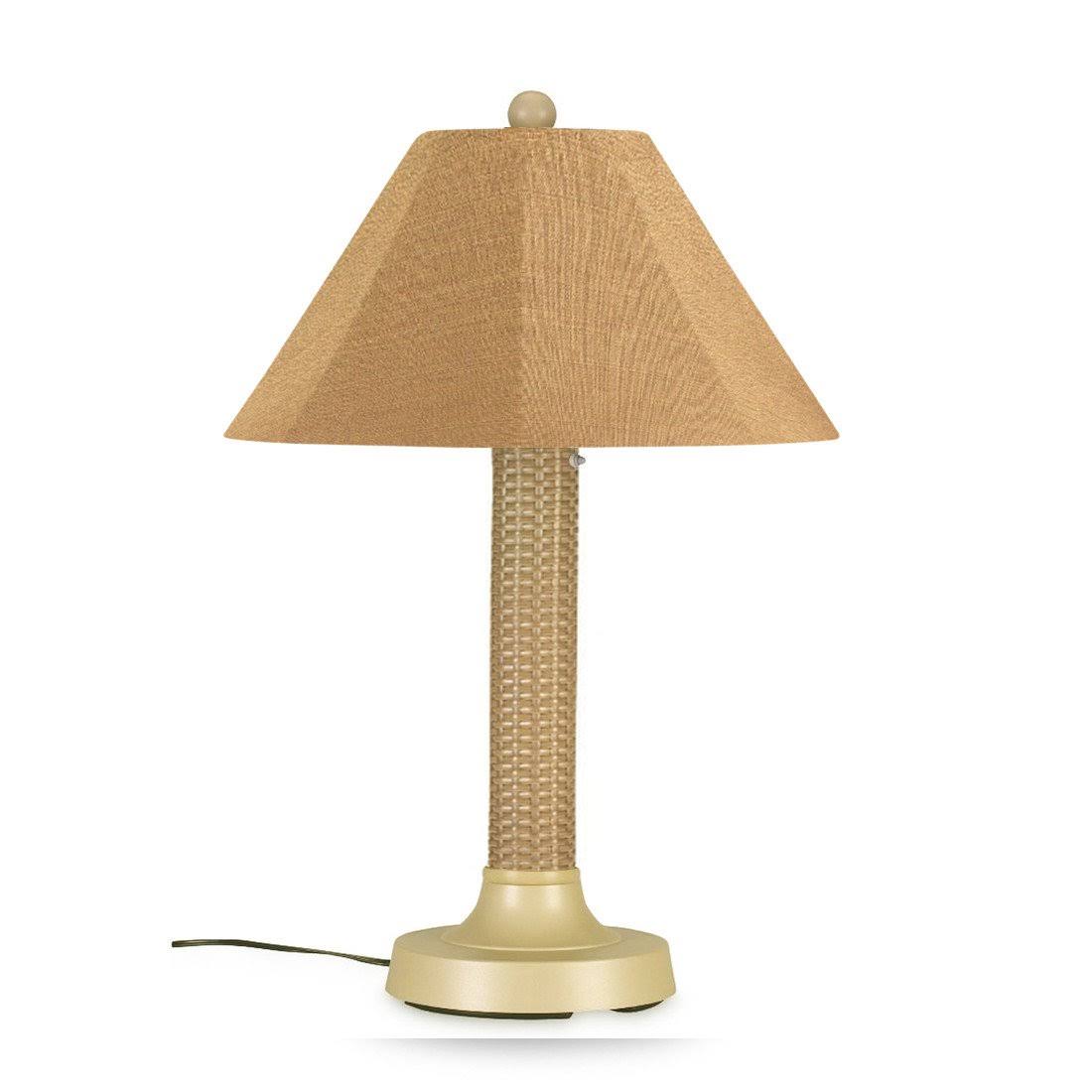 34x22 Table Lamp with Wicker Body W917