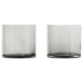 Smoked 7 oz Drinking Glasses Set of 2 N638