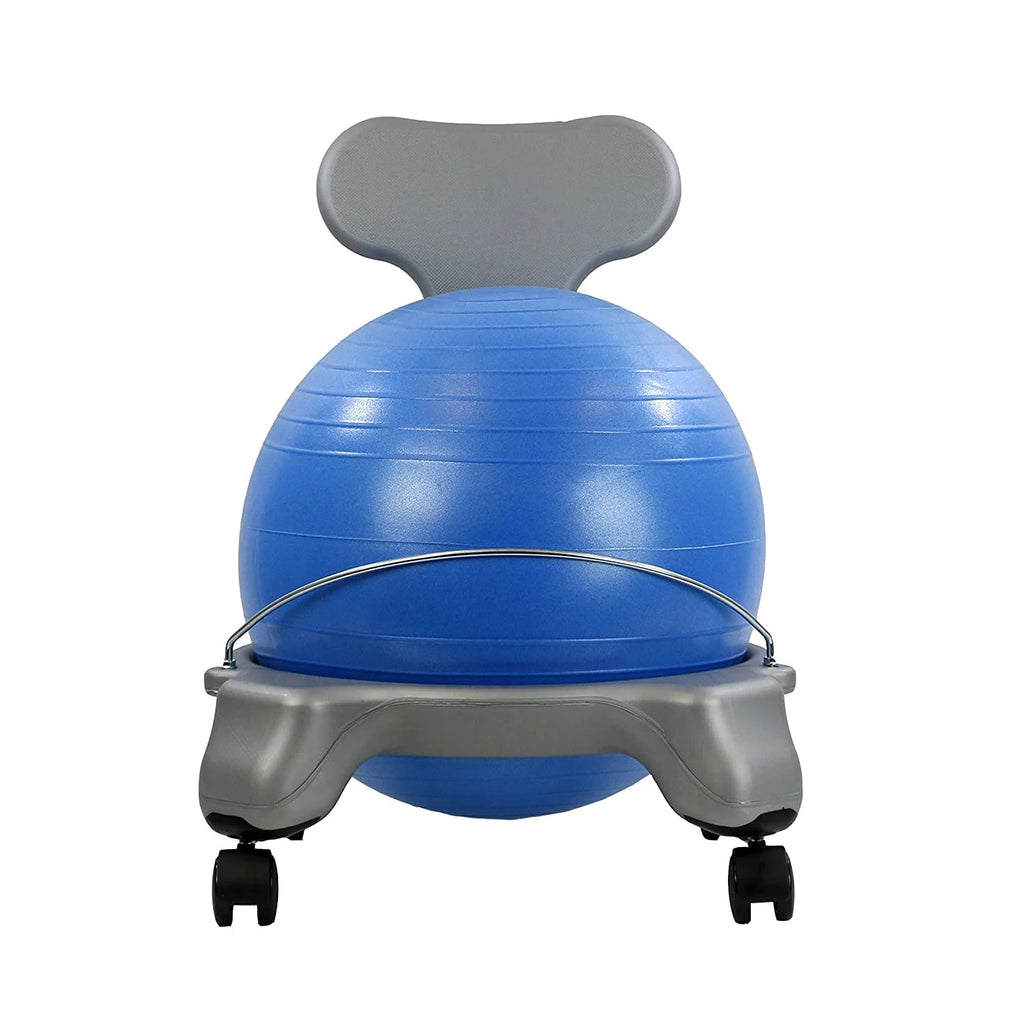 Plastic Mobile Ball Chair with Back J78273