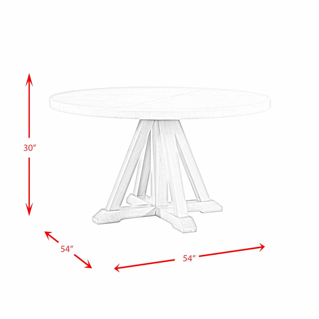 Round 5PC Dining Set Table & Four Chairs D75948