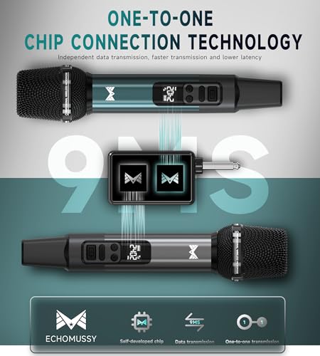 Metal Dynamic Wireless Microphone with Rechargeable Receiver U373942