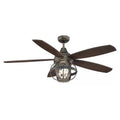 52x22 Caged Ceiling Fan with Remote Control and Light Kit R91571