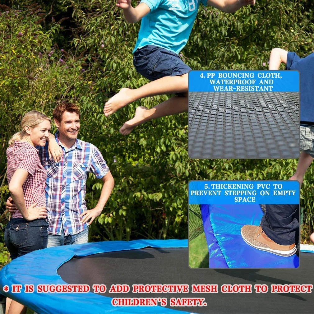 10 FT Trampoline with Safety Enclosure Net U399405