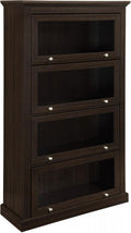 Espresso 4 Shelf Barrister Bookcase K1151