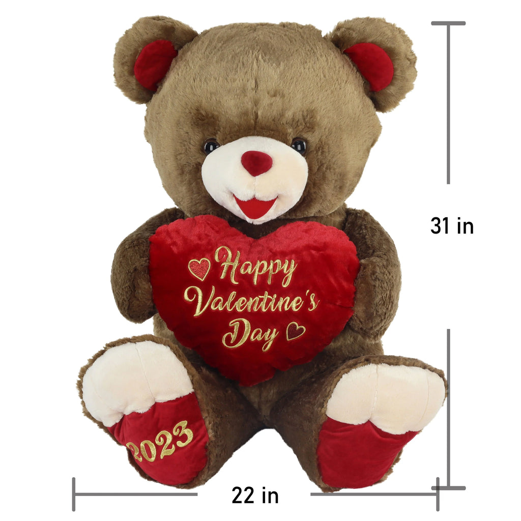 Valentine's Day 31in Teddy Bear, Red Z1108