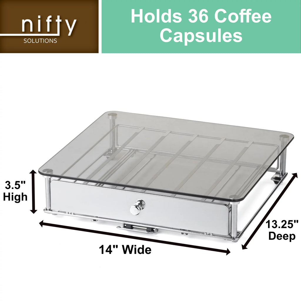 Glass Top Rolling Drawer R467012