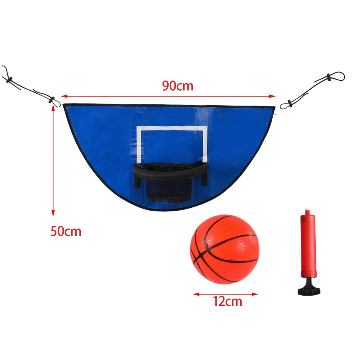 Mini Basketball Hoop for Trampoline with Ball Pump O166