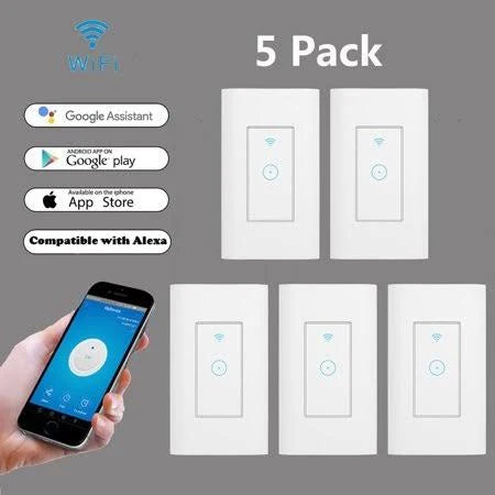 Smart WiFi Light Switch (Pack of 5) W678