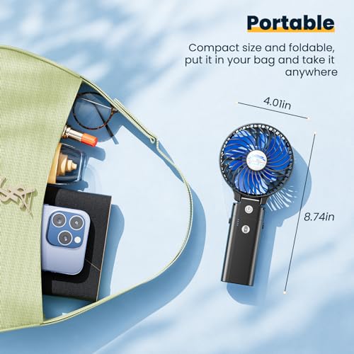 5200mAh Rechargeable Portable Handheld Fan W8416