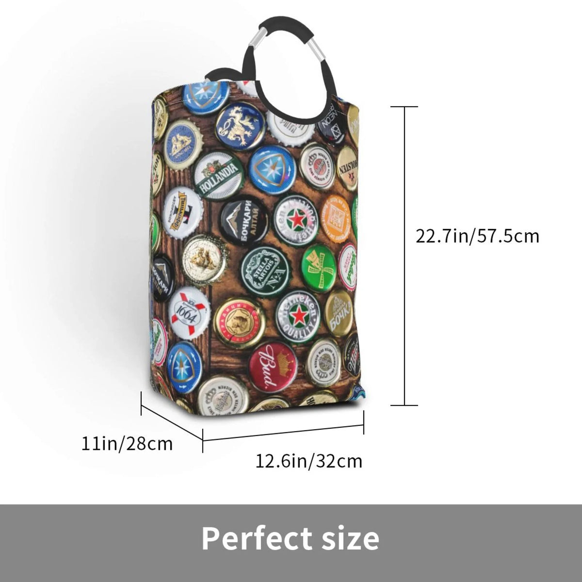 Large Canvas Fabric Laundry Hamper N854554
