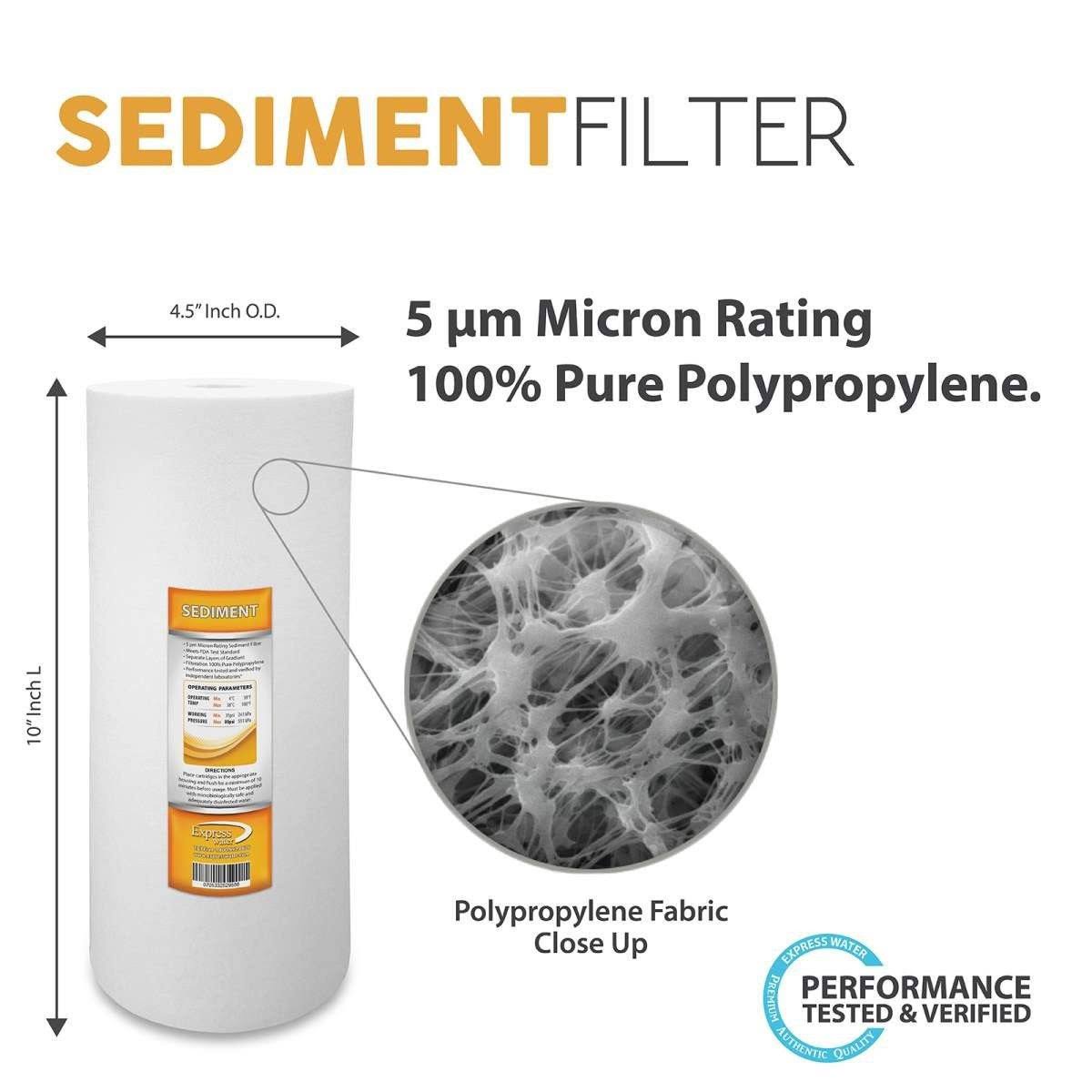 12 Pack Big Blue Sediment Replacement Filter D5118