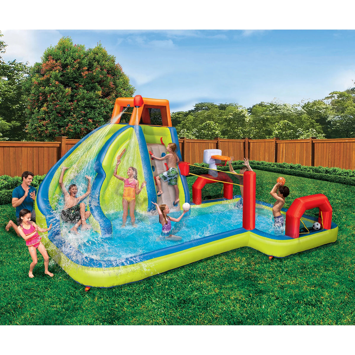 Inflatable Bouncer Water Slide K364