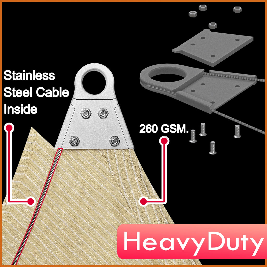 Green Right Triangle Sun Shade Sail Canopy Awning Y836365