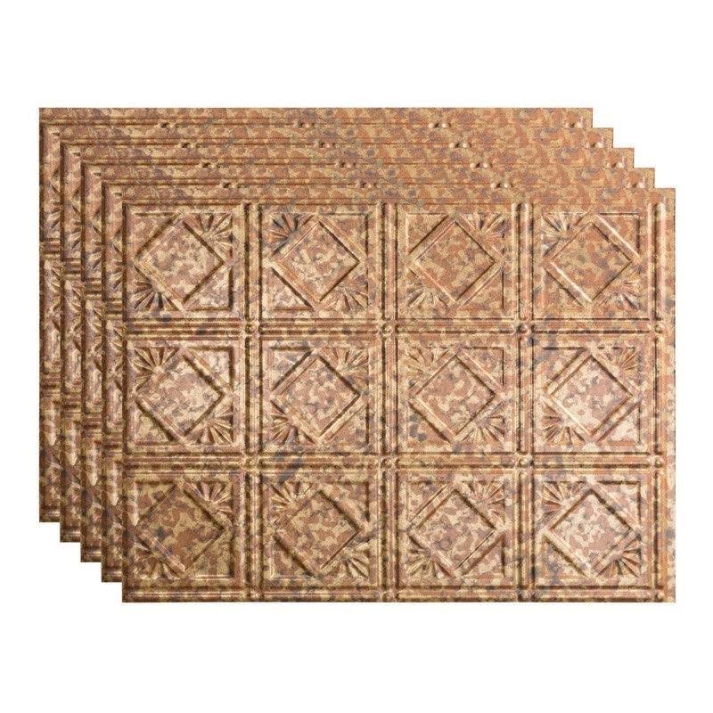 Cracked Copper Backsplash Kit Z111