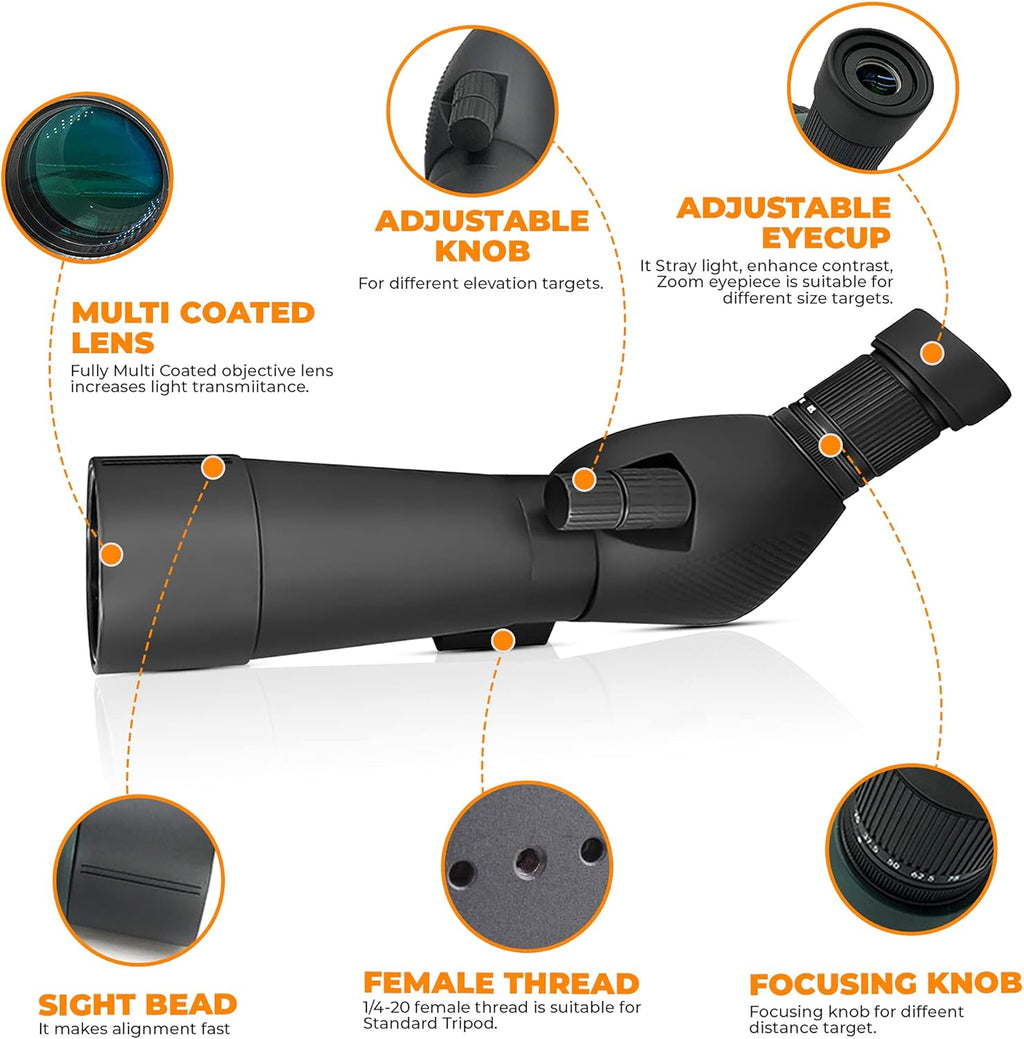 Bird Spotting Scope with Tripod and Phone Adapter L250360