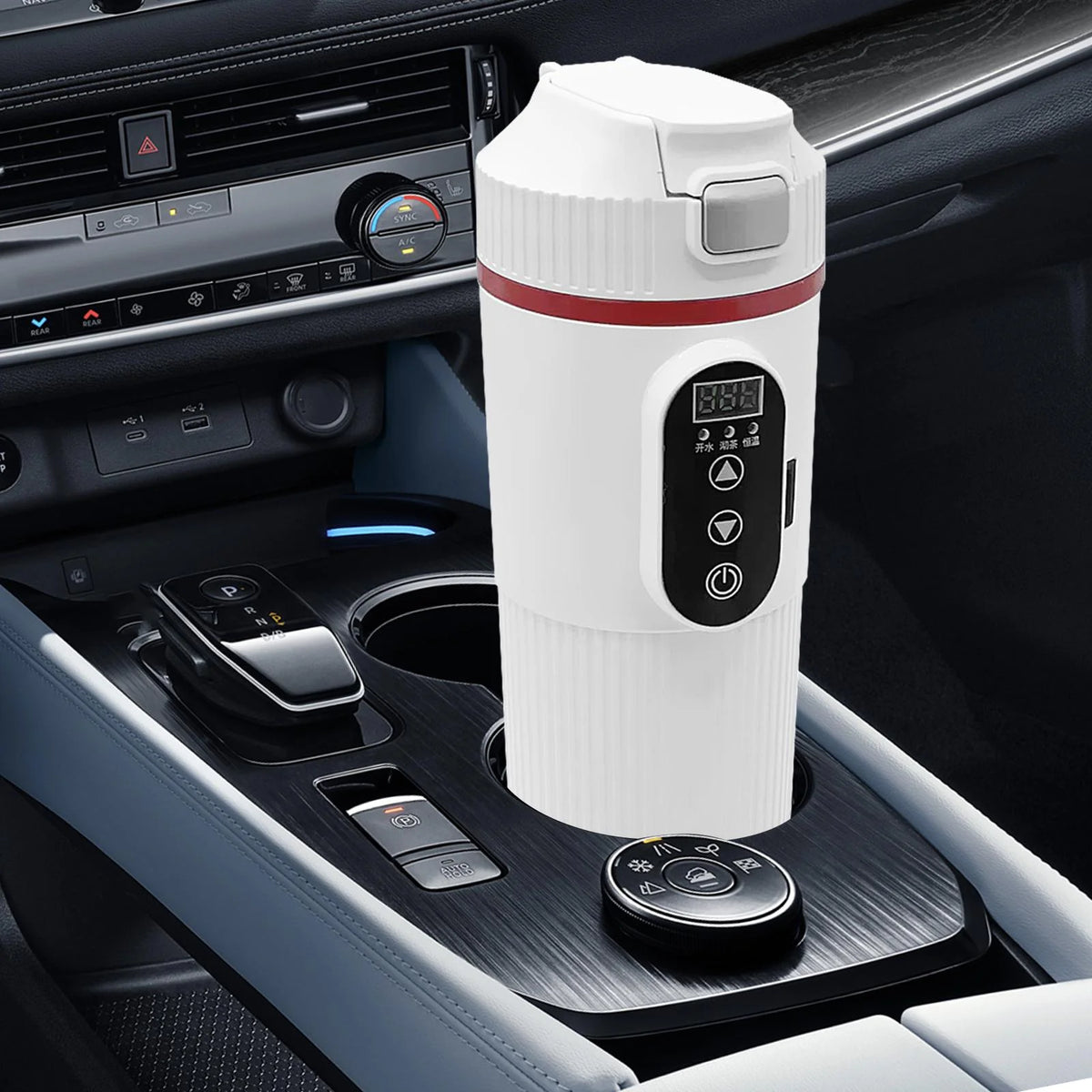 12V 24V Car Electric Water Kettle Tea Coffee Kettle DC Powered Fast Heating 22x7cm Water Boiler Heater Portable J90080