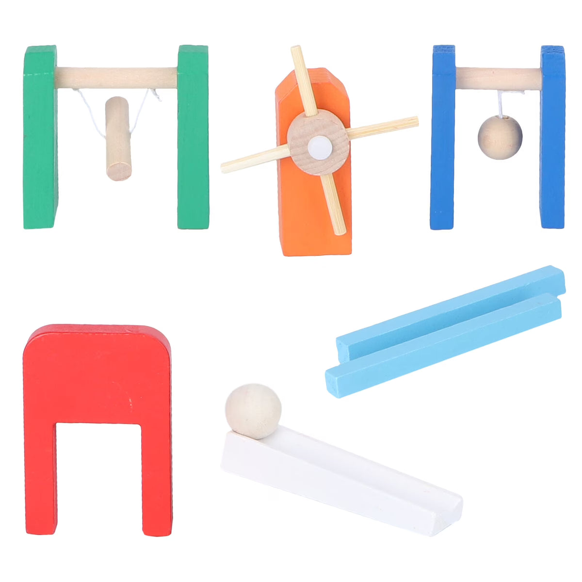 Wooden Domino Blocks Building Toy Educational Toys Z384