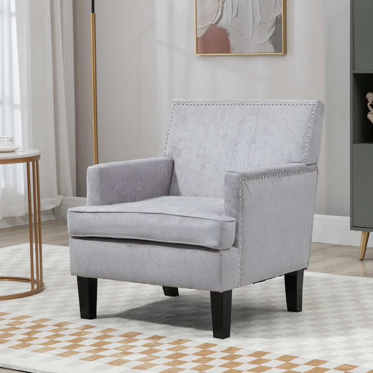 Velvet Accent Chair L8188