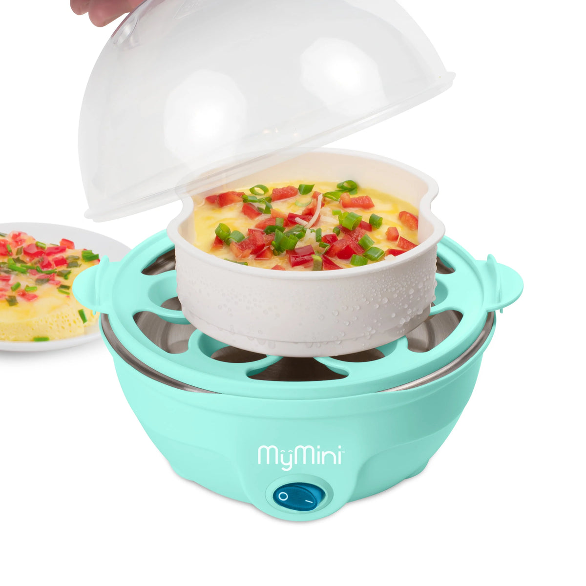 Teal 7-Egg Cooker M8077