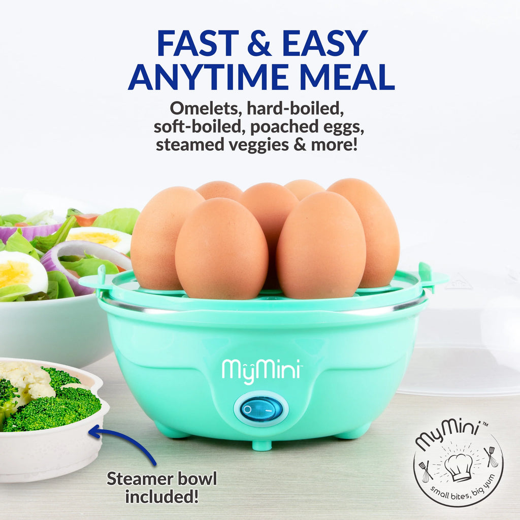 Teal 7-Egg Cooker M8077