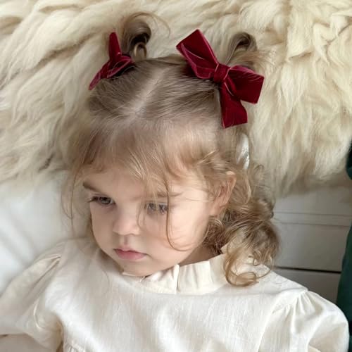 Velvet Hair Clips and Barrettes 20pcs K295