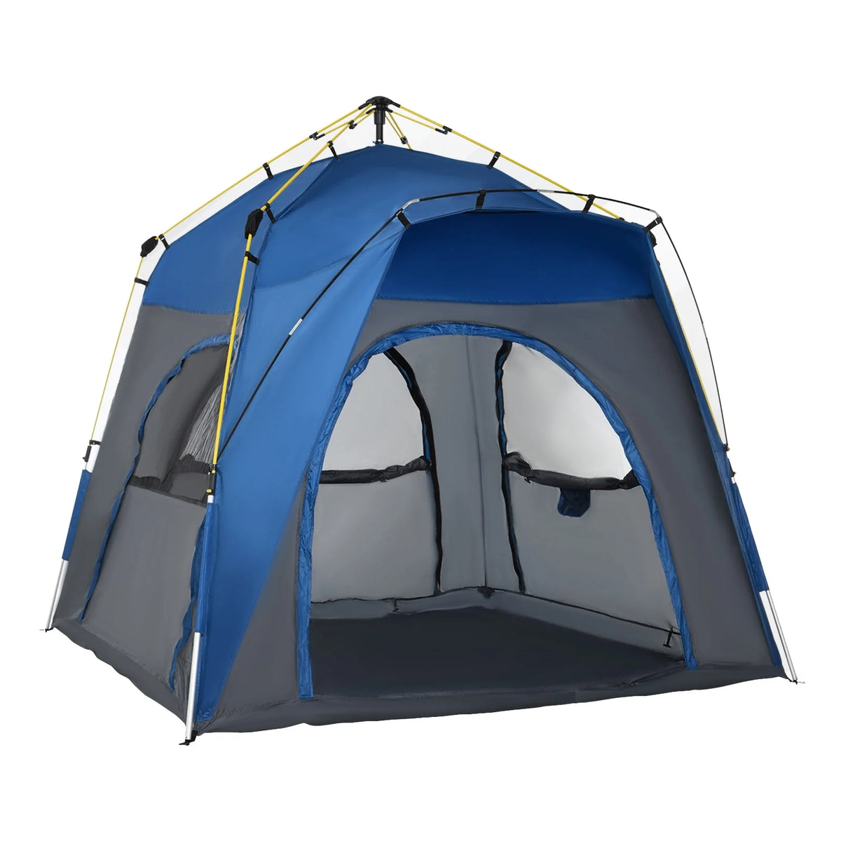 4 Person Pop Up Tent with Windows and Doors O199561