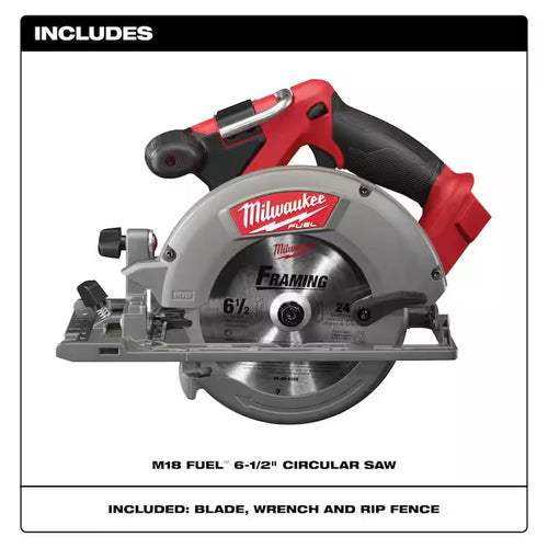 18V Brushless Cordless 6-1/2 in. Circular Saw W587058