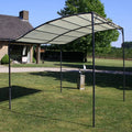 Cream White Steel Frame Garden Canopy Tent Sun Shelter 9.8ft x 8.2ft F707