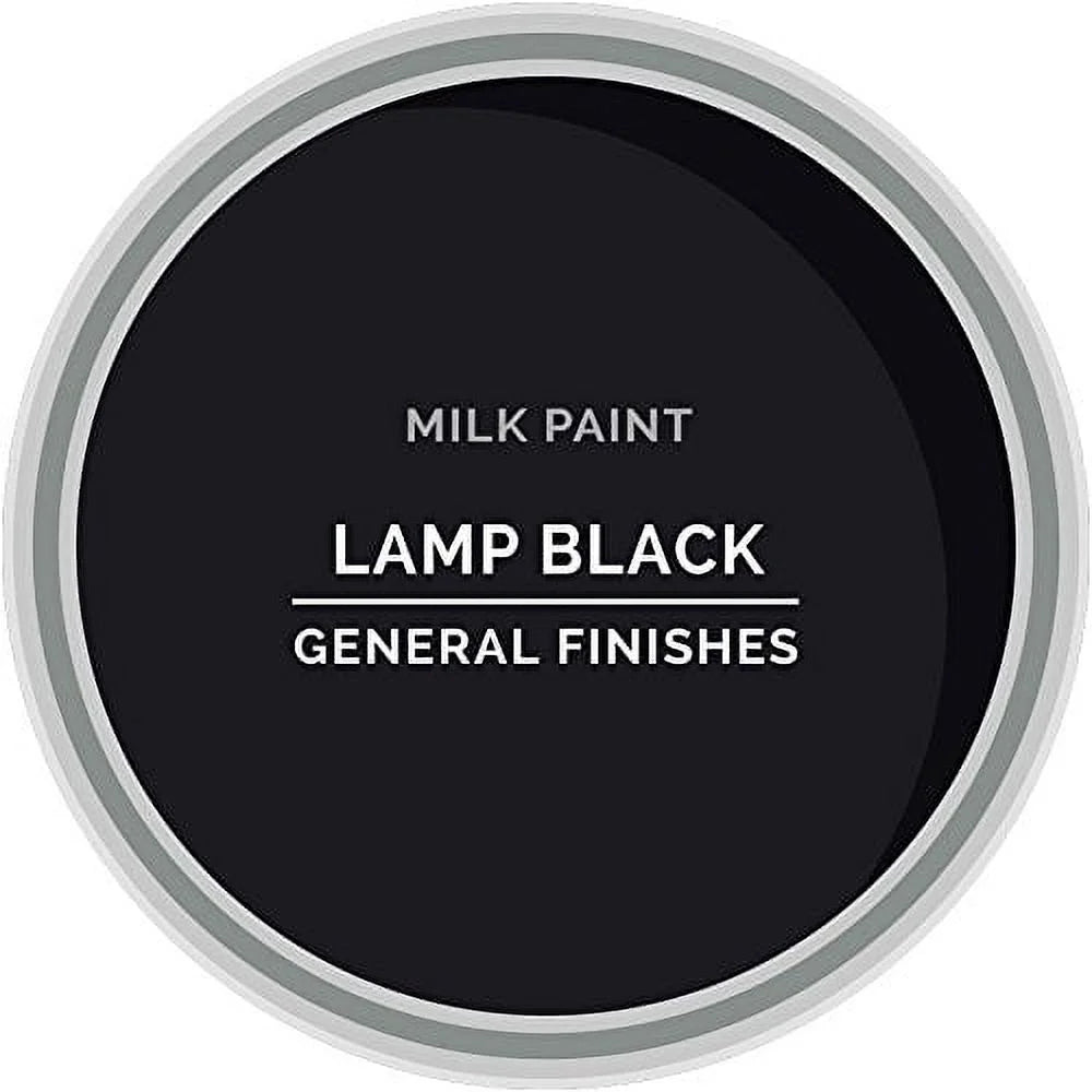Water Based Milk Paint, 1 Quart, Lamp Black J933965