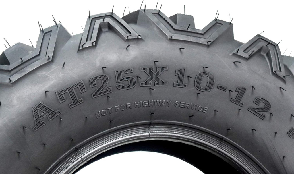 25x8-12 25x10-12 6 PLY 25" Tubeless ATV UTV Tire Set Y6527