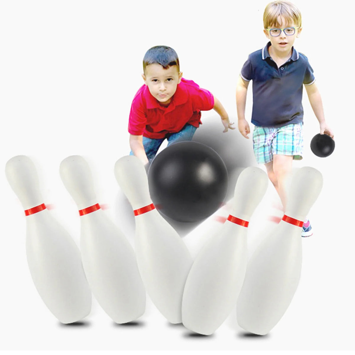 12Pcs Toddler Kids Bowling Game Set Q1341
