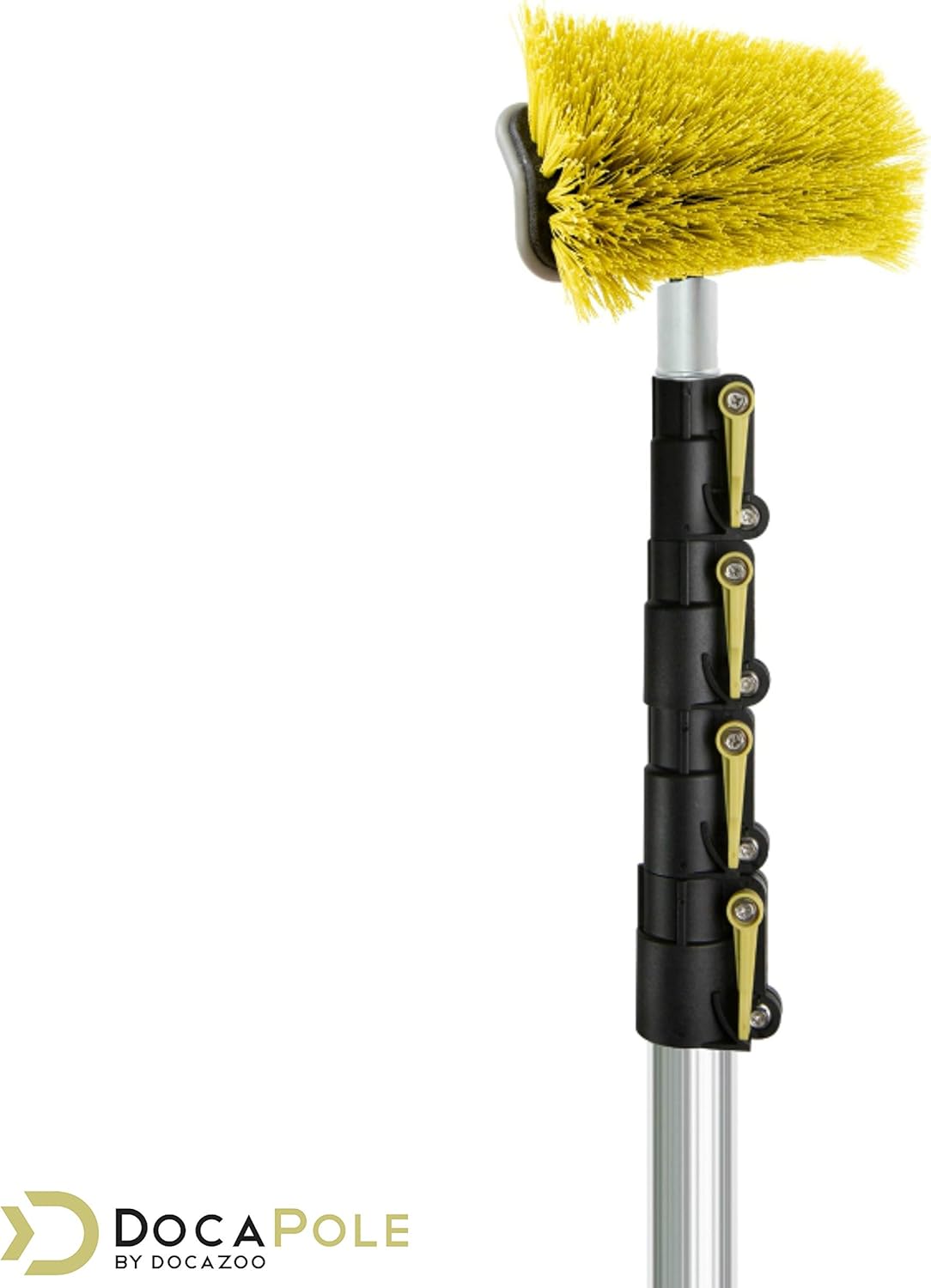 11 Inch Hard Bristle Deck Brush with Telescoping Pole Q547