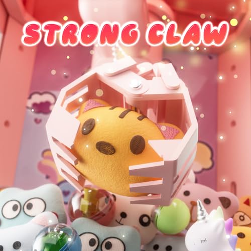 Claw Machine with Lights & Music, Includes 45 Toys E161