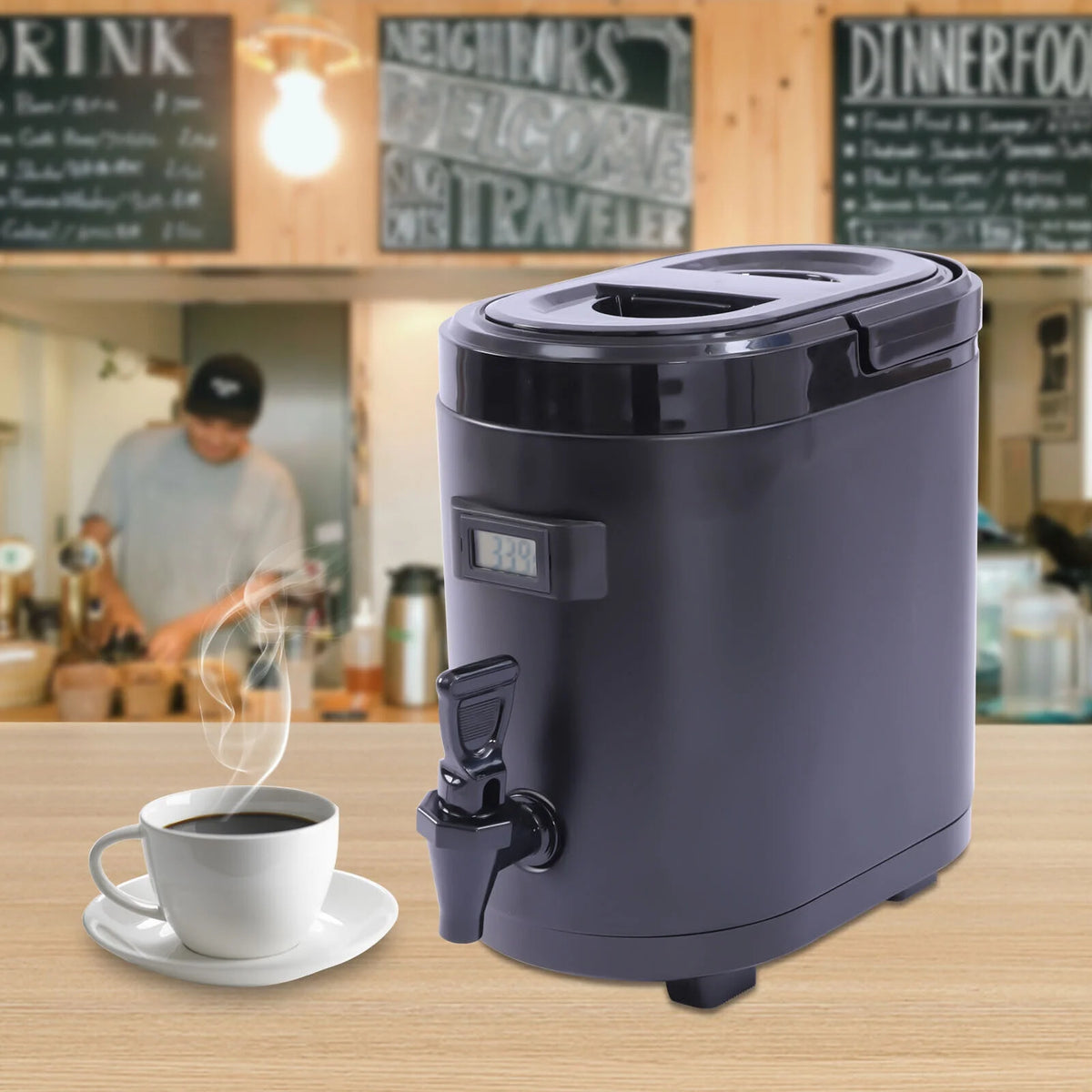 6L Stainless Steel Insulated Beverage Dispenser J7389