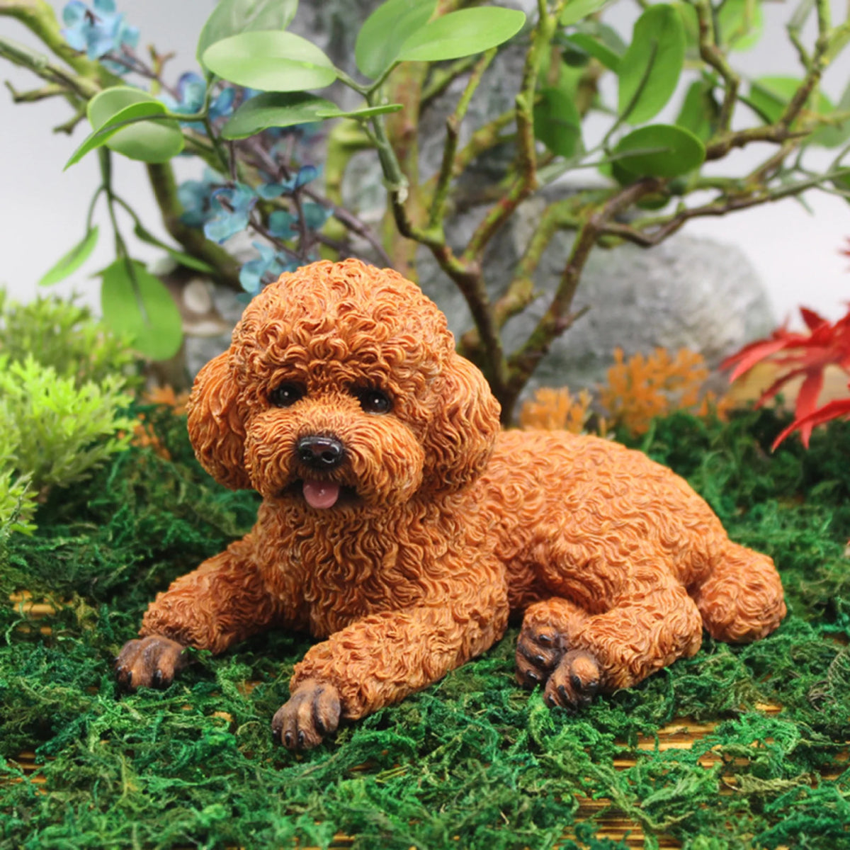 Brown Teddy Dog Dashboard Decoration Doll N223876
