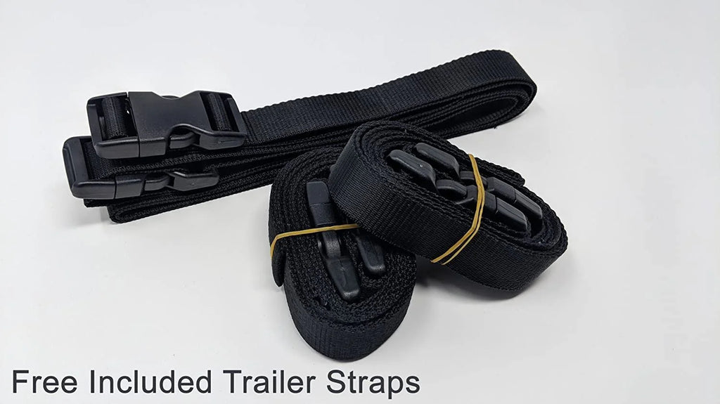 Blue/Black Jet Ski Covers with Trailer Straps and Storage Bag J573153