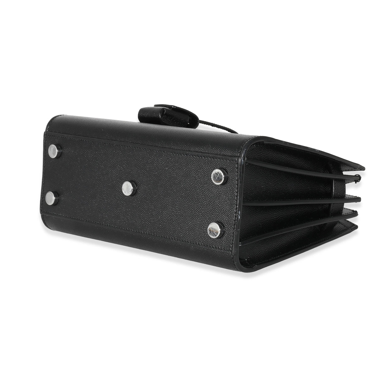 Black Grained Leather Nano Sac De Jour G278769