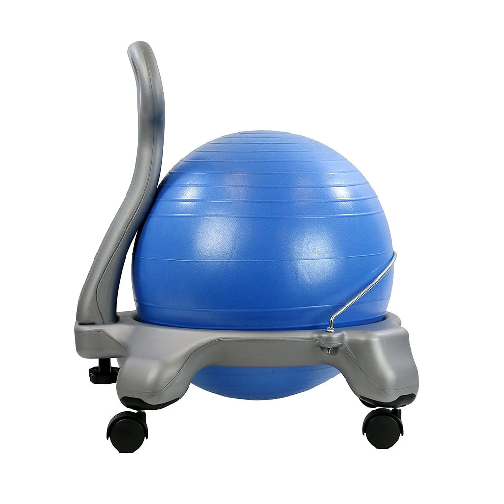 Plastic Mobile Ball Chair with Back J78273