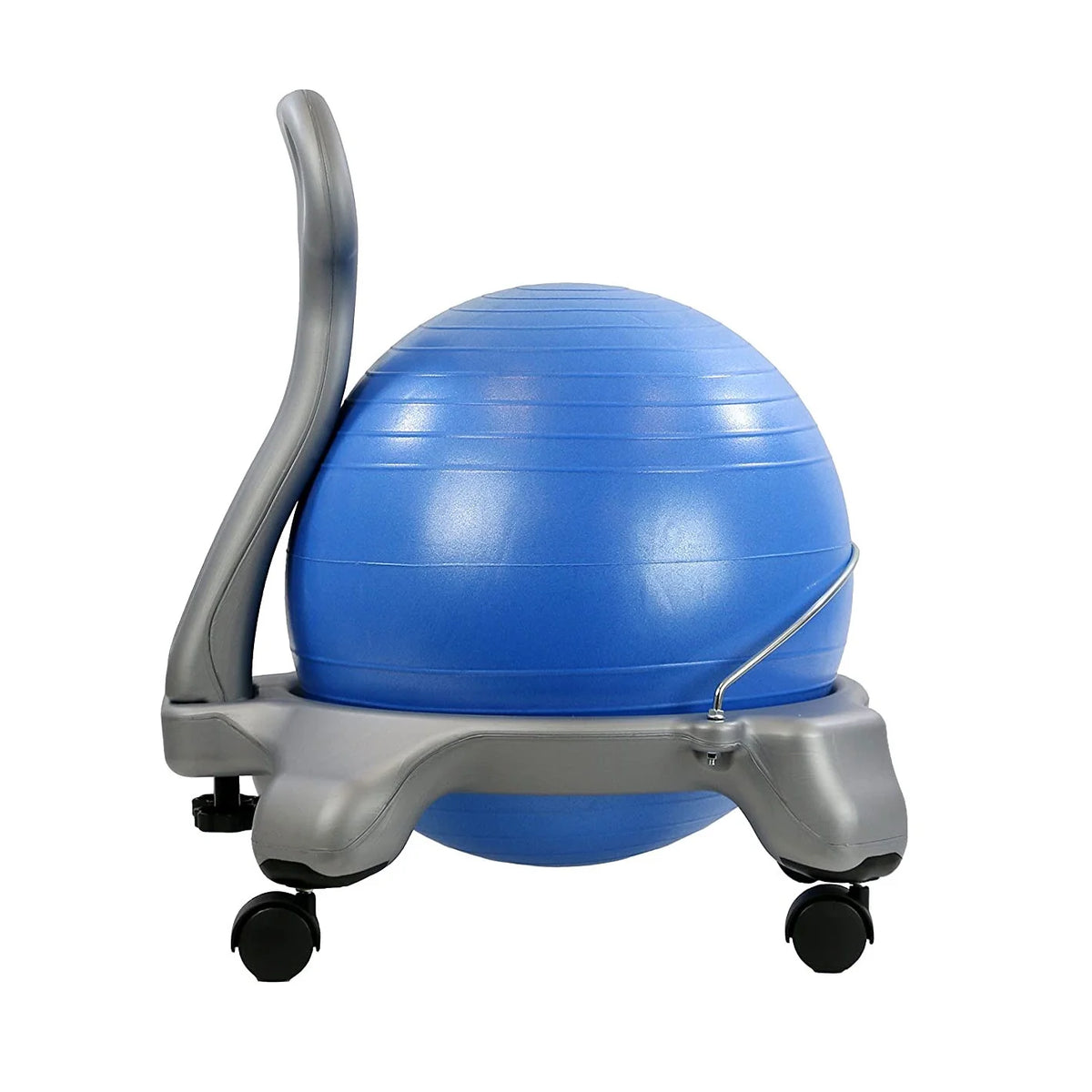 Plastic Mobile Ball Chair with Back J78273