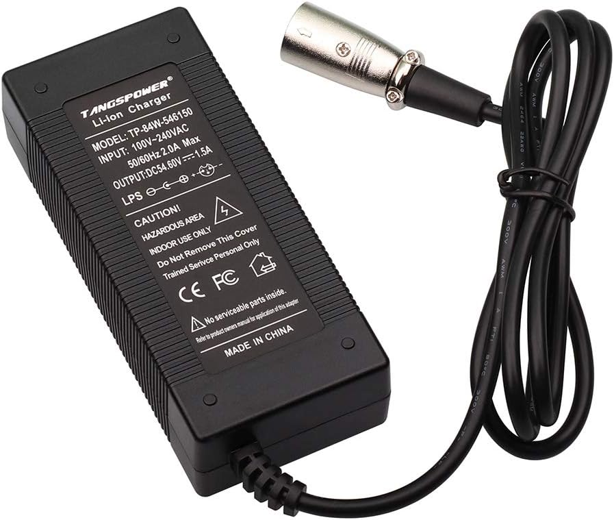 54.6V Adapter Charger with DC/XLR/RCA Connector L185