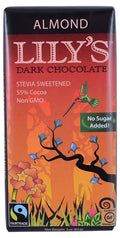 Dark Chocolate With Stevia Almond 3 Oz Q667